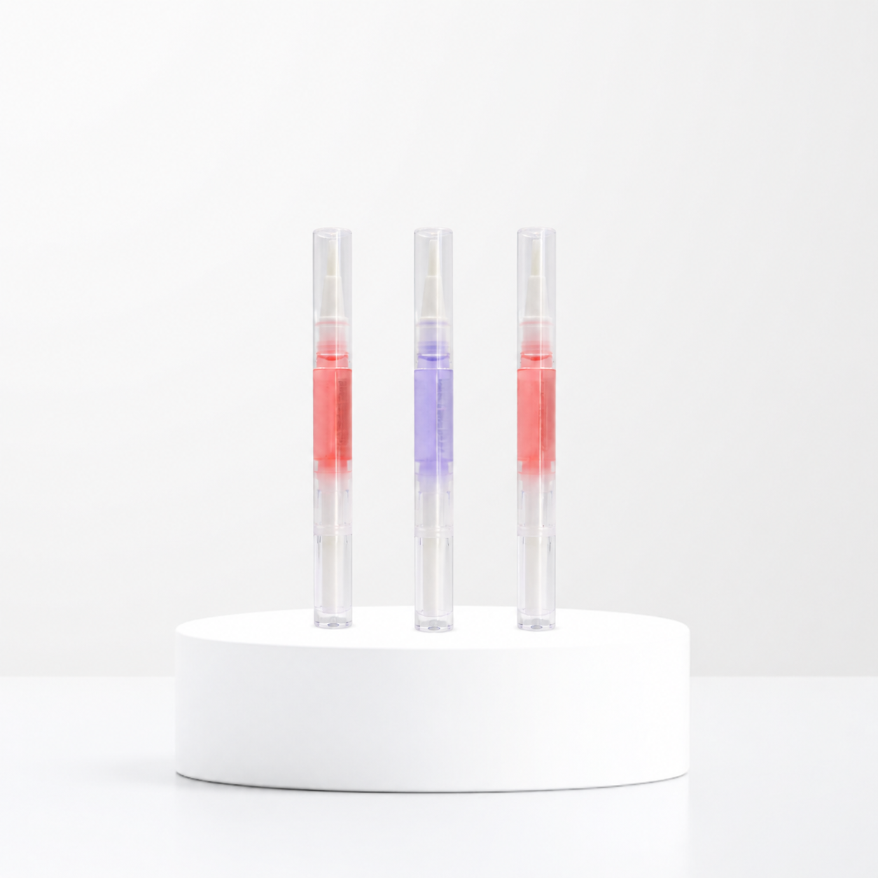 cuticle oil 2ml semi cured nails nail care blueberry peach strawberry