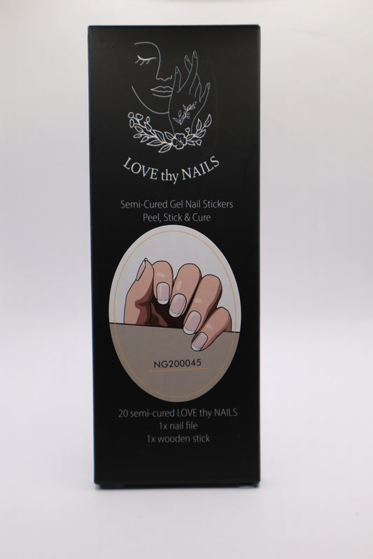 French tip glitter