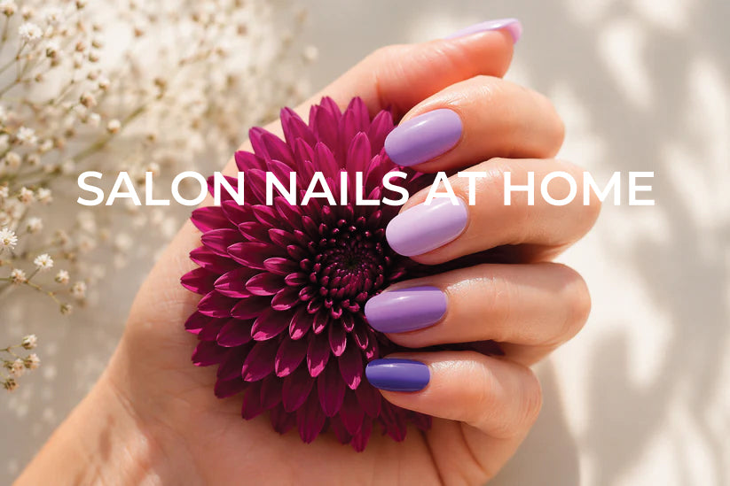 Load video: how to apply semi cured gel nails at home using nail wraps starter kit