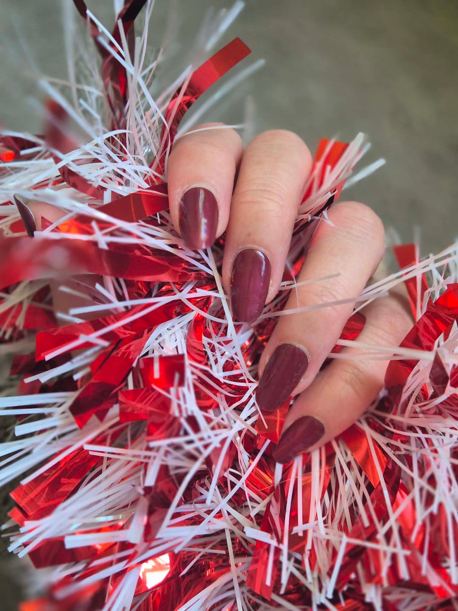 smooth glossy semi cured gel nails showing clean edges and salon quality finish